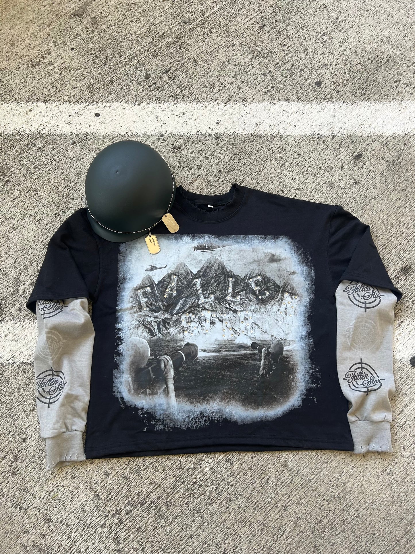 "WAR SCENE" LONG SLEEVE