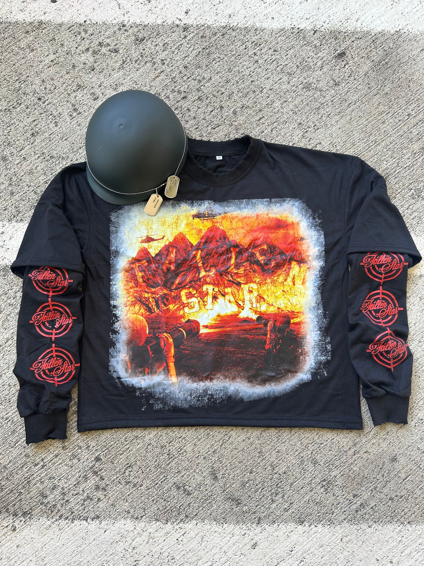 "WAR SCENE" LONG SLEEVE